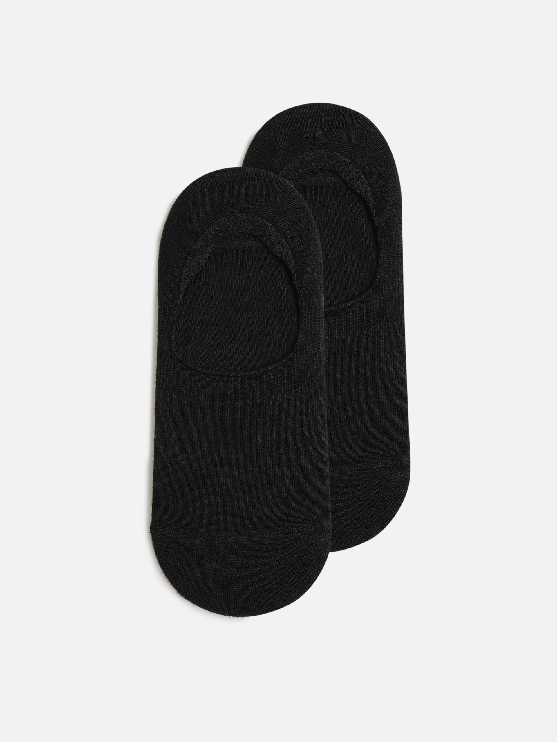 3 Pack No Show Sock in Black White Marl Grey - Image 4